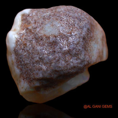 Natural Untreated Fire Opal Loose Gemstone Fancy Rough From Australia 13.50 Cts 14x12x7 mm R-367
