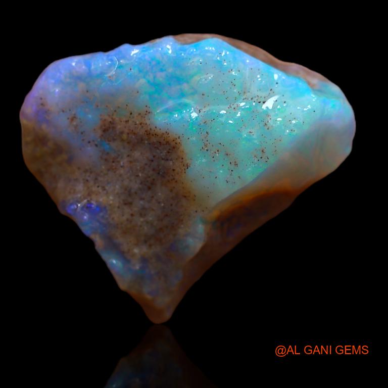 8.00 Cts Unheated Australian Fire Opal Loose Gemstone Fancy Rough Natural 15x14x7 mm R-369