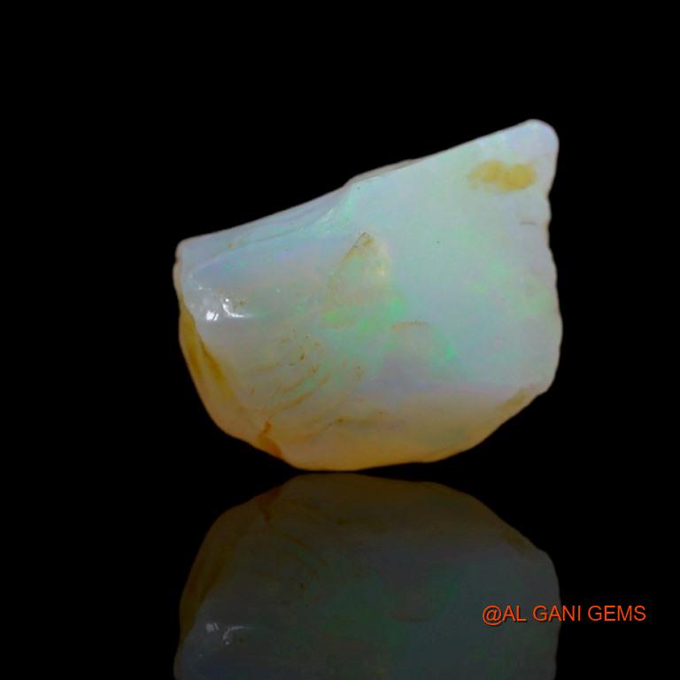6.40 Cts Natural Australian Fire Opal Loose Gemstone Fancy Rough 7x5x4 mm R-36