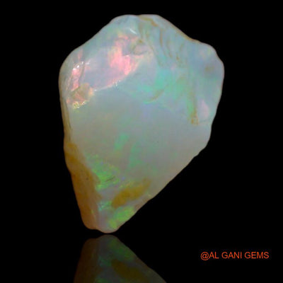 6.40 Cts Natural Australian Fire Opal Loose Gemstone Fancy Rough 7x5x4 mm R-36