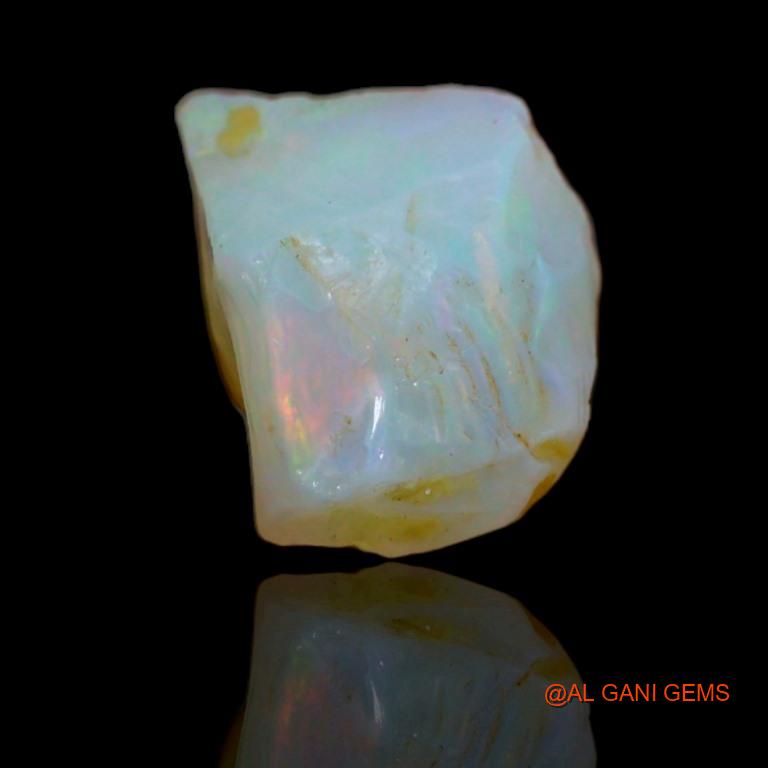 6.40 Cts Natural Australian Fire Opal Loose Gemstone Fancy Rough 7x5x4 mm R-36