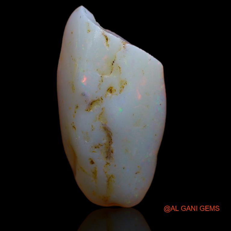 Natural Untreated Fire Opal Loose Gemstone Fancy Rough From Australia 5.20 Cts 21x11x5 mm R-382