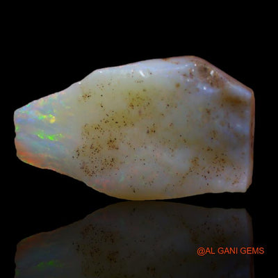 Natural Untreated Fire Opal Loose Gemstone Fancy Rough From Australia 7.00 Cts 18x10x5 mm R-383