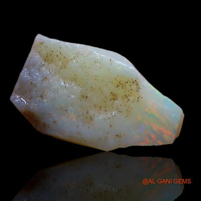 Natural Untreated Fire Opal Loose Gemstone Fancy Rough From Australia 7.00 Cts 18x10x5 mm R-383