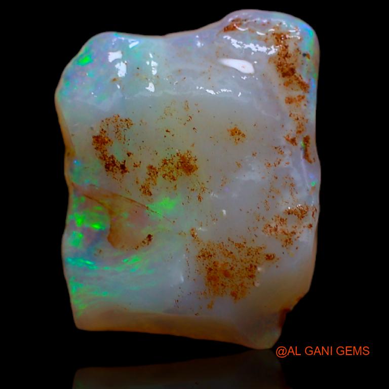 Natural Untreated Fire Opal Loose Gemstone Fancy Rough From Australia 3.80 Cts 14x11x4 mm R-387