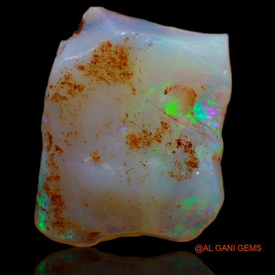 Natural Untreated Fire Opal Loose Gemstone Fancy Rough From Australia 3.80 Cts 14x11x4 mm R-387