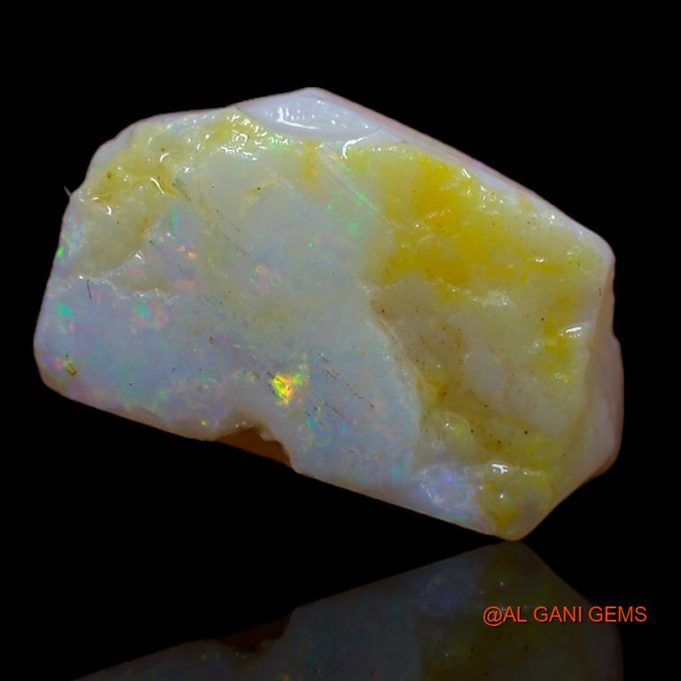 4.30 Cts Natural Australian Fire Opal Loose Gemstone Fancy Rough 15x9x4 mm R-390
