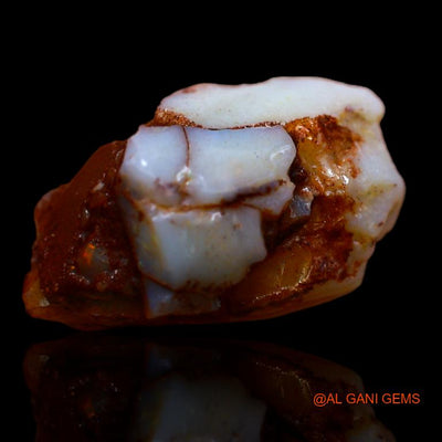 4.50 Cts Unheated Australian Fire Opal Loose Gemstone Fancy Rough Natural 16x10x6 mm R-394