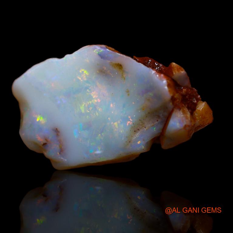 4.50 Cts Unheated Australian Fire Opal Loose Gemstone Fancy Rough Natural 16x10x6 mm R-394