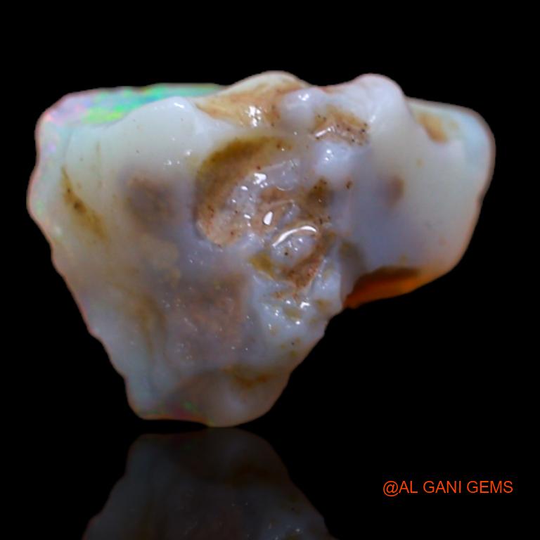 Natural Untreated Fire Opal Loose Gemstone Fancy Rough From Australia 2.50 Cts 11x8x5 mm R-395