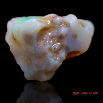 Natural Untreated Fire Opal Loose Gemstone Fancy Rough From Australia 2.50 Cts 11x8x5 mm R-395