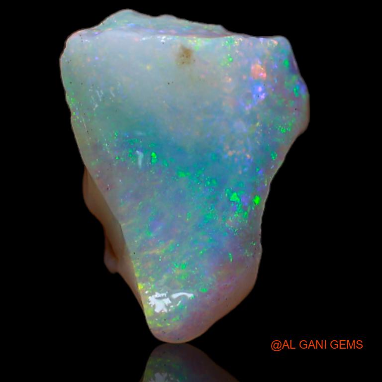 Natural Untreated Fire Opal Loose Gemstone Fancy Rough From Australia 2.50 Cts 11x8x5 mm R-395