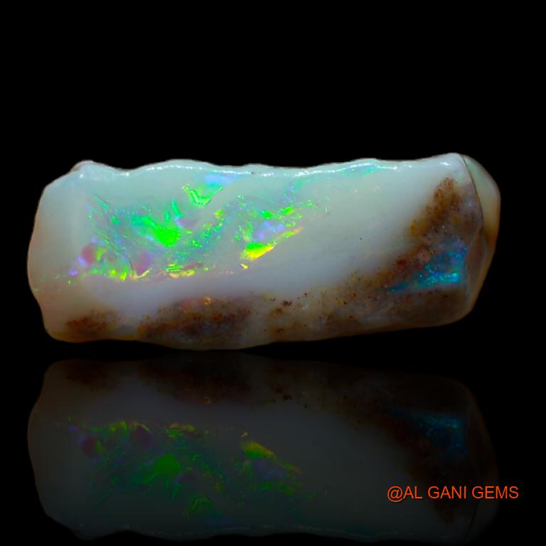 4.70 Cts Natural Australian Fire Opal Loose Gemstone Fancy Rough 14x7x6 mm R-396