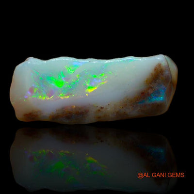 4.70 Cts Natural Australian Fire Opal Loose Gemstone Fancy Rough 14x7x6 mm R-396