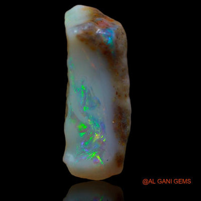 4.70 Cts Natural Australian Fire Opal Loose Gemstone Fancy Rough 14x7x6 mm R-396