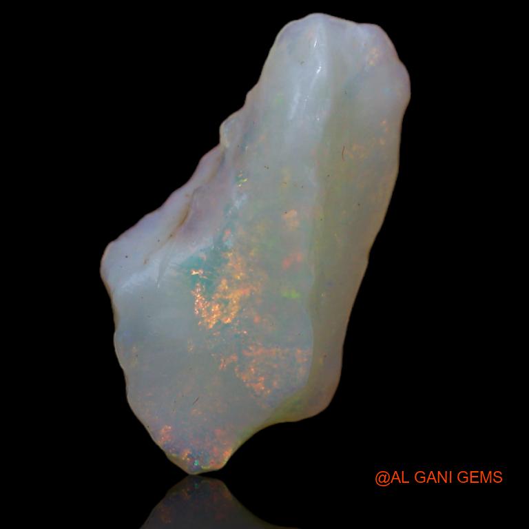 3.40 Cts Unheated Australian Fire Opal Loose Gemstone Fancy Rough Natural 17x9x6 mm R-397