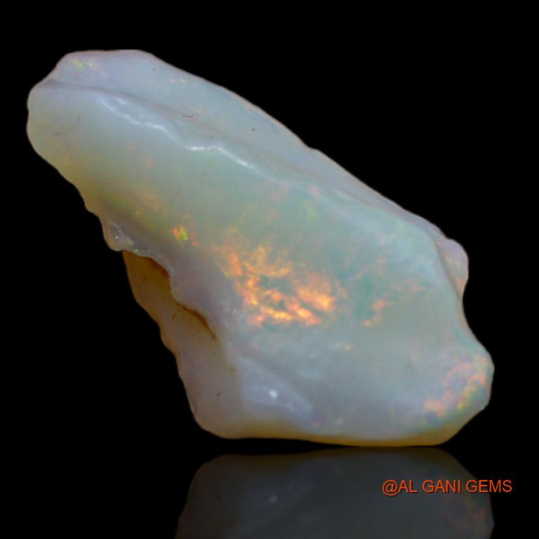 3.40 Cts Unheated Australian Fire Opal Loose Gemstone Fancy Rough Natural 17x9x6 mm R-397