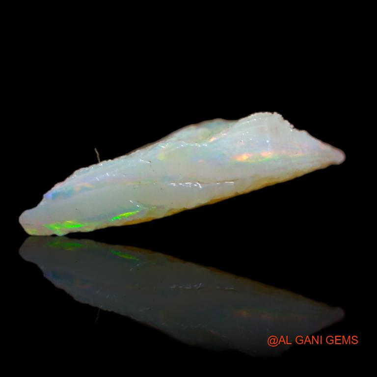 2.80 Cts Natural Australian Fire Opal Loose Gemstone Fancy Rough 17x9x4 mm R-398