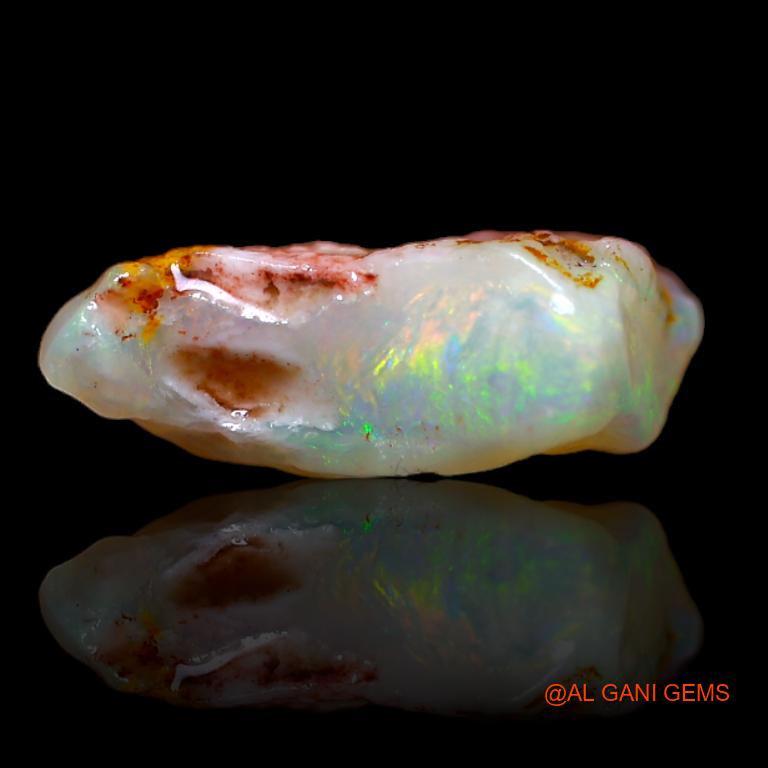 3.30 Cts Natural Australian Fire Opal Loose Gemstone Fancy Rough 15x9x5 mm R-399