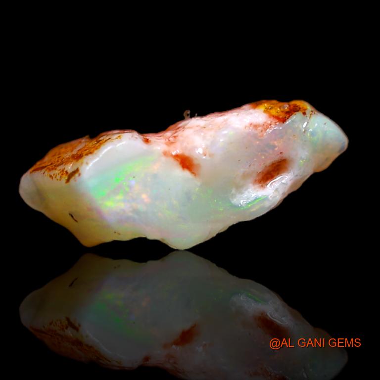 3.30 Cts Natural Australian Fire Opal Loose Gemstone Fancy Rough 15x9x5 mm R-399