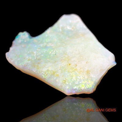 Natural Untreated Fire Opal Loose Gemstone Fancy Rough From Australia 5.20 Cts 19x16x2 mm R-3