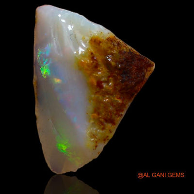 Natural Fire Opal Gemstone 4.30 Cts Loose Fancy Rough From Australia 13x11x6 mm R-400