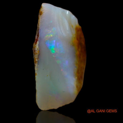 Natural Fire Opal Gemstone 4.30 Cts Loose Fancy Rough From Australia 13x11x6 mm R-400