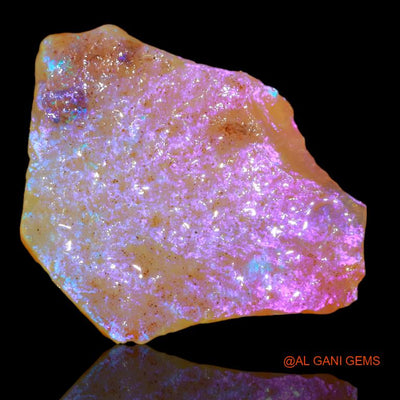 16.70 Cts Natural Australian Fire Opal Loose Gemstone Fancy Rough 35x34x4 mm R-403