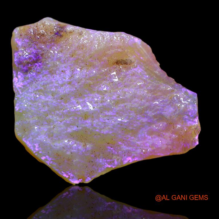 16.70 Cts Natural Australian Fire Opal Loose Gemstone Fancy Rough 35x34x4 mm R-403