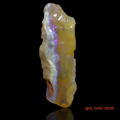 31.00 Cts Natural Australian Fire Opal Loose Gemstone Fancy Rough 46x14x8 mm R-406