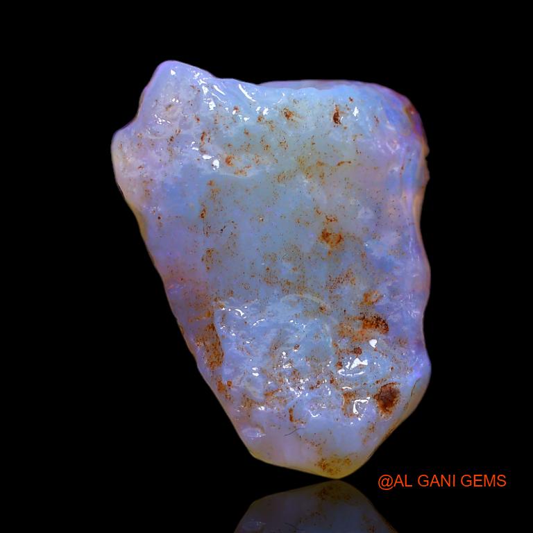 32.00 Cts Natural Australian Fire Opal Fancy Rough Loose Gemstone For Jewelry 30x23x10 mm R-407