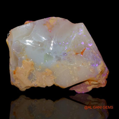 Natural Untreated Fire Opal Loose Gemstone Fancy Rough From Australia 24.00 Cts 29x22x6 mm R-416