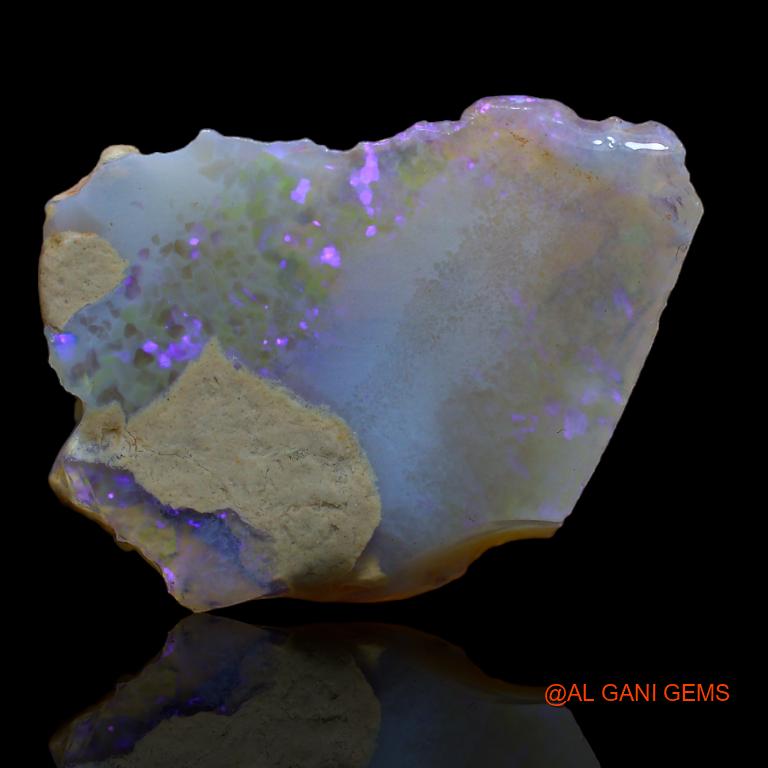 Natural Untreated Fire Opal Loose Gemstone Fancy Rough From Australia 24.00 Cts 29x22x6 mm R-416