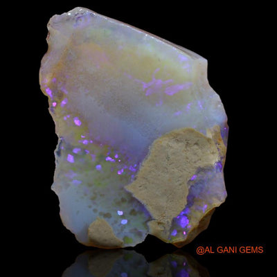Natural Untreated Fire Opal Loose Gemstone Fancy Rough From Australia 24.00 Cts 29x22x6 mm R-416