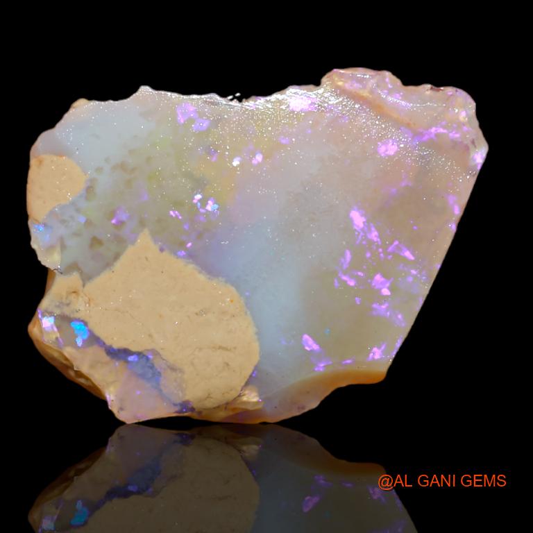 Natural Untreated Fire Opal Loose Gemstone Fancy Rough From Australia 24.00 Cts 29x22x6 mm R-416