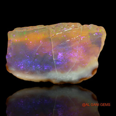 17.00 Cts Unheated Australian Fire Opal Loose Gemstone Fancy Rough Natural 27x17x7 mm R-417