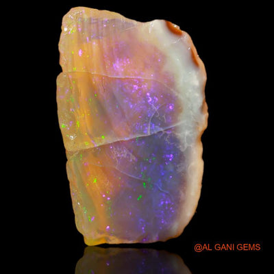 17.00 Cts Unheated Australian Fire Opal Loose Gemstone Fancy Rough Natural 27x17x7 mm R-417