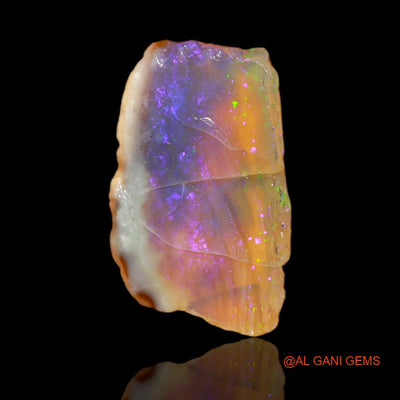 17.00 Cts Unheated Australian Fire Opal Loose Gemstone Fancy Rough Natural 27x17x7 mm R-417