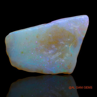 Natural Untreated Fire Opal Loose Gemstone Fancy Rough From Australia 14.00 Cts 27x17x4 mm R-419