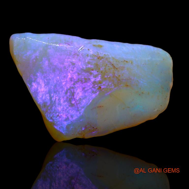 Natural Untreated Fire Opal Loose Gemstone Fancy Rough From Australia 14.00 Cts 27x17x4 mm R-419