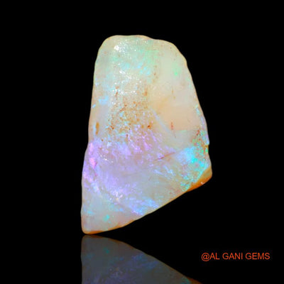 Natural Untreated Fire Opal Loose Gemstone Fancy Rough From Australia 14.00 Cts 27x17x4 mm R-419