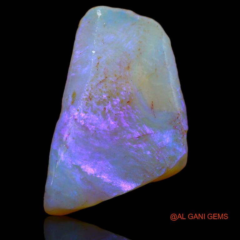 Natural Untreated Fire Opal Loose Gemstone Fancy Rough From Australia 14.00 Cts 27x17x4 mm R-419