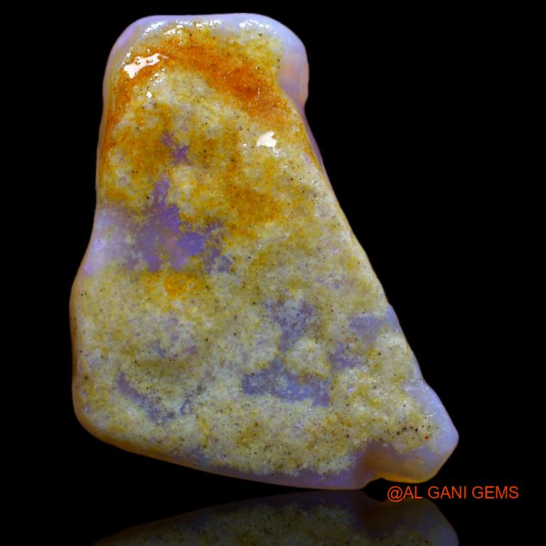 23.00 Cts Natural Australian Fire Opal Loose Gemstone Fancy Rough 31x25x4 mm R-422