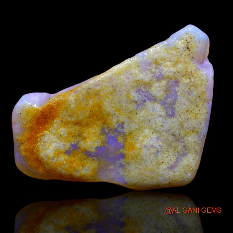 23.00 Cts Natural Australian Fire Opal Loose Gemstone Fancy Rough 31x25x4 mm R-422