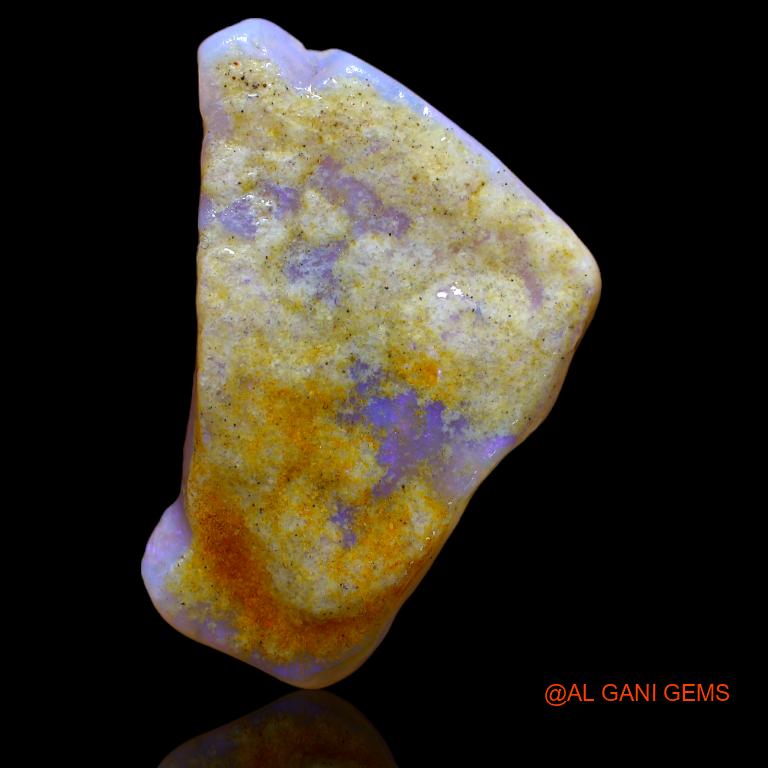 23.00 Cts Natural Australian Fire Opal Loose Gemstone Fancy Rough 31x25x4 mm R-422
