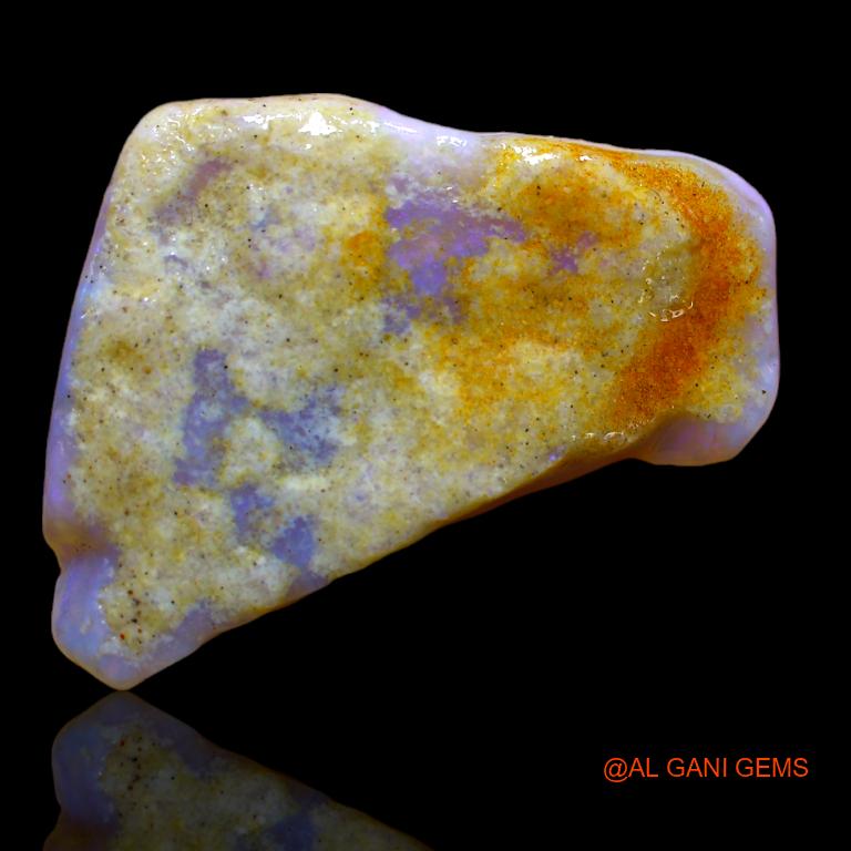 23.00 Cts Natural Australian Fire Opal Loose Gemstone Fancy Rough 31x25x4 mm R-422