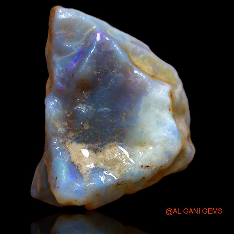 32.00 Cts Natural Australian Fire Opal Fancy Rough Loose Gemstone For Jewelry 26x20x11 mm R-424