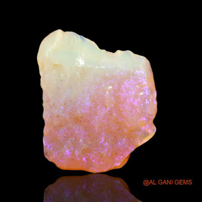 18.00 Cts Natural Australian Fire Opal Fancy Rough Loose Gemstone For Jewelry 26x22x5 mm R-425