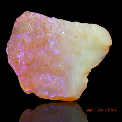 18.00 Cts Natural Australian Fire Opal Fancy Rough Loose Gemstone For Jewelry 26x22x5 mm R-425