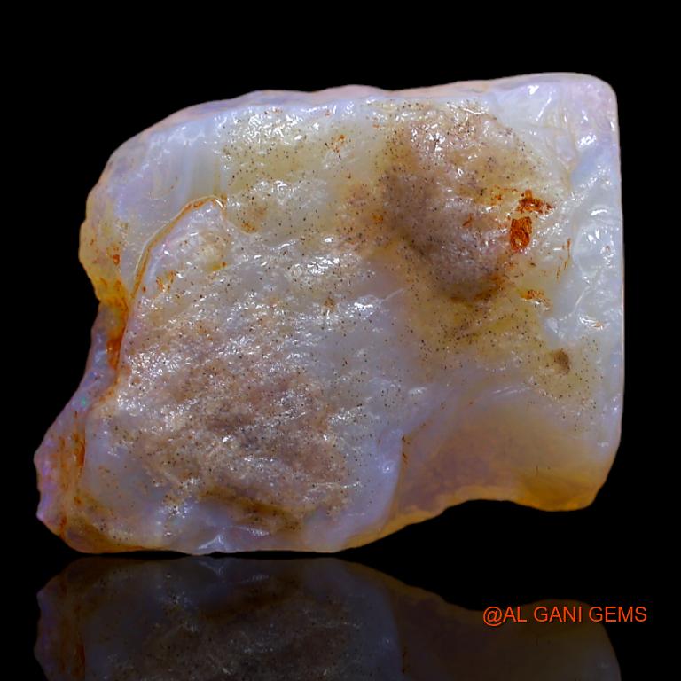 21.00 Cts Natural Australian Fire Opal Loose Gemstone Fancy Rough 25x20x7 mm R-426